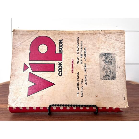 VIP Cookbook Volume II White House Capitol Hill Celebrities Vintage Recipes - Picture 4 of 12